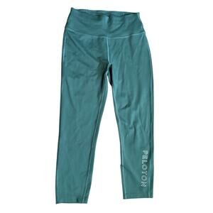 Peloton Sage Green Cropped High Waisted Logo Leggings Size Small